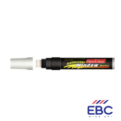 OFFICE MATE Fluorescent Window Marker - White
